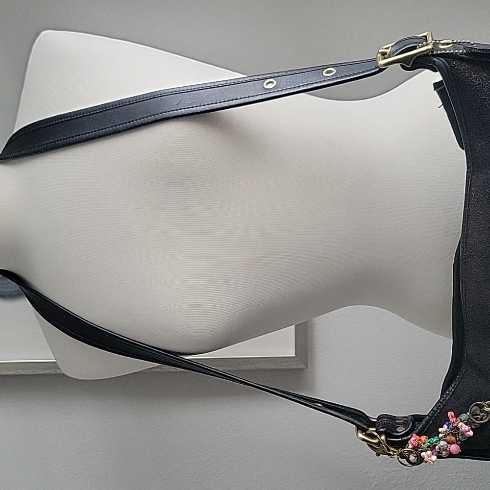 Vintage COACH Black Berkeley  XL Duffle Feed Sac #9010 - Picture 6 of 16